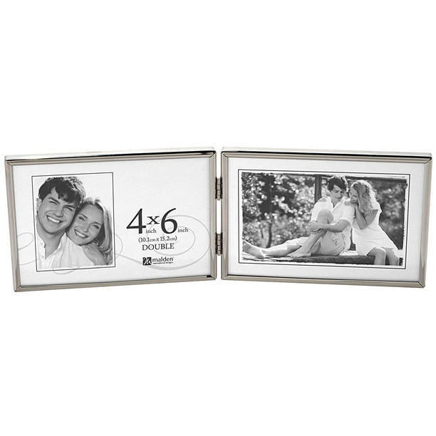 Silver Malden International Designs Simplicity Bright Metal Picture Frame 8x10 Silver Malden International Designs Simplicity Bright Metal Picture Frame 8x10